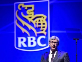 RBC chief executive Dave McKay, shown in this April 6, 2017 file photo, says the bank will stay well above the 11 per cent stability buffer requirement even with the pending $13.5-billion acquisition of HSBC Canada, while there would be time to adapt to any further potential increases.