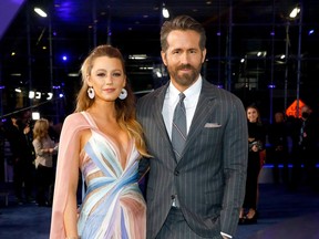 Blake Lively and Ryan Reynolds at the premiere of The Adam Project.