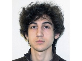Dzhokhar Tsarnaev, convicted and sentenced to death for carrying out the Boston Marathon bombing attack on April 15, 2013, that killed three people and injured more than 260, is pictured in this photograph released by the Federal Bureau of Investigation on April 19, 2013.