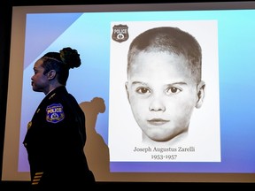 Philadelphia Police Commissioner Danielle Outlaw departs after a news conference in Philadelphia, Thursday, Dec. 8, 2022. Nearly 66 years after the battered body of a young boy was found stuffed inside a cardboard box, Philadelphia police have revealed the identity of the victim in the city's most notorious cold case. Police identified the boy as Joseph Augustus Zarelli.