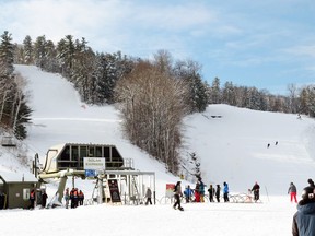 Calabogie Peaks, billed as the tallest public ski resort in Ontario, features 24 trails and three snow parks serviced by a pair of quad lifts and a carpet lift. Jordan Ercit/Toronto Sun