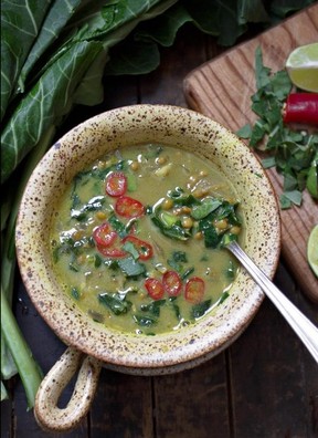 Thai-Inspired Collard and Green Lentil Soup – Produce Made Simple
