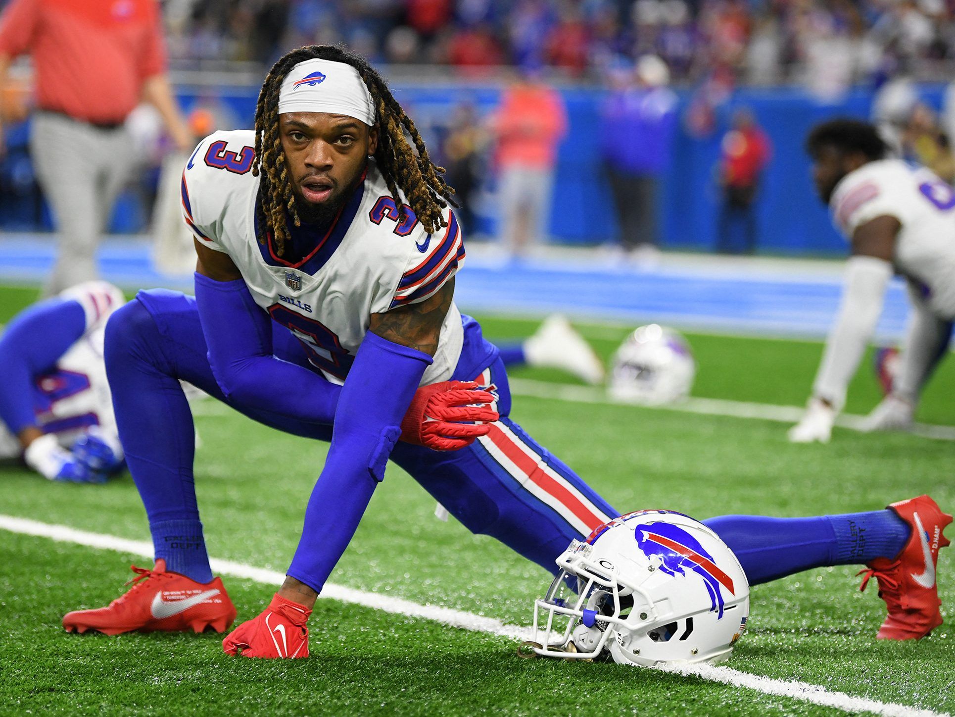 Damar Hamlin jersey: Where to buy Bills safety gear after return to team  workouts following recovery 