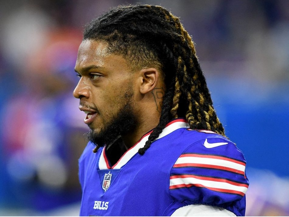 Buffalo Bills player Damar Hamlin attends first game since