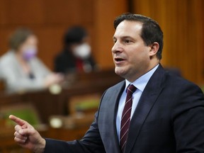 Minister of Public Safety Marco Mendicino stands during question period in the House of Commons on Parliament Hill in Ottawa on Monday, Dec. 5, 2022.&ampnbsp;Mendicino says the federal government is "looking at a variety of options" to carry out a planned buyback of banned firearms -- including enlisting outside help.THE CANADIAN PRESS/Sean Kilpatrick