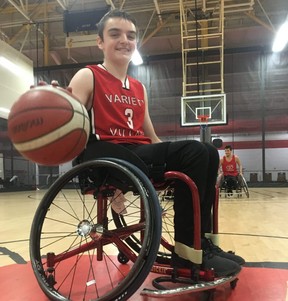Ibrahim Odza, 13, is off to the Canada Games. MIKE STROBEL PHOTO
