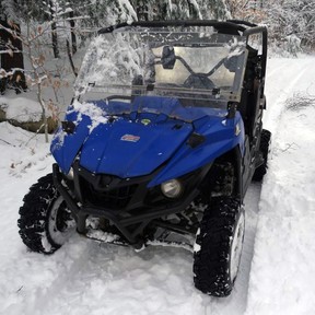 One of the side-by-sides that is part of the fleet of recreational vehicles at Tom Irwin Adventure Tours in Calabogie, Ont. Jordan Ercit/Toronto Sun