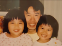 Ken Lee, center, seen here with his family, was stabbed to death during an attack in downtown Toronto on December 18, 2022.