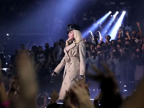 Madonna is seen at the 2021 MTV VMAs.