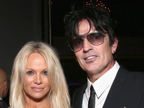 Pamela Anderson and Tommy Lee are seen together in 2015.