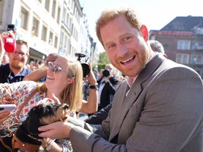 Prince Harry at Launch for Invictus Games in Dusseldorf in September 2022.