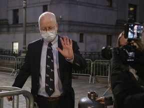 Robert Hadden leaves Manhattan federal court, Monday, Jan. 9, 2023, in New York.