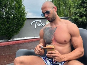 Influencer Andrew Tate allegedly tried to lure a former Playboy model to Romania.