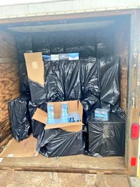 The Ministry of Finance, with help from Burlington OPP, seized $400,000 in contraband tobacco and charged a driver, 55, from Kingston after a vehicle stop in Burlington on Wednesday, Jan. 11, 2023.