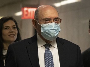 Trump Organization's former Chief Financial Officer Allen Weisselberg arrives to the courtroom in New York, Thursday, Nov. 17, 2022.