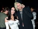 Megan Fox and Machine Gun Kelly attend Universal Music Group 2023 After Party to celebrate the 65th Grammy Awards at Milk Studios Los Angeles on February 5, 2023. 
