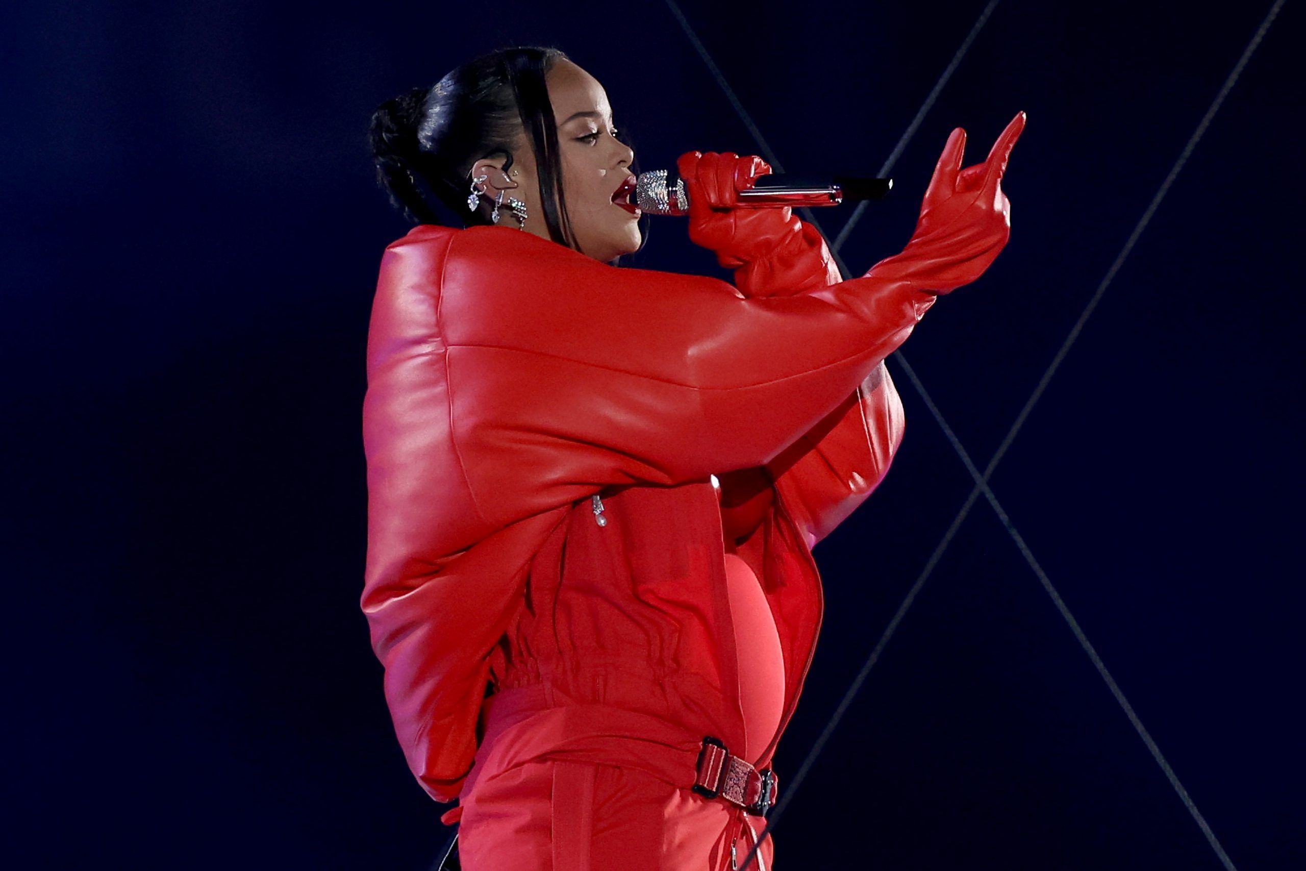 Pregnant Rihanna shines bright during Super Bowl 57 halftime show