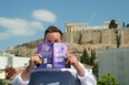 Steve "Mr. Pineapple" Mathieu at the Acropolis. SUPPLIED.