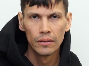 Robert Robin Cropearedwolf, 43, is wanted for manslaughter in the death of Douglas (Michael) Finlay, 73.