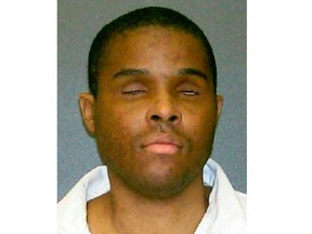 This booking photo obtained on Feb. 15, 2023 from the Texas Department of Criminal Justice shows Texas death row inmate Andre Thomas.