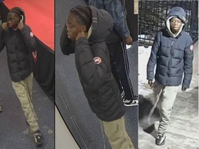 Halton Regional Police have released photos of the suspect believed to be involved in a Feb. 6 shooting in Burlington.