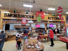 The Smokehouse Kitchen inside The Big Apple in Colborne, Ont.