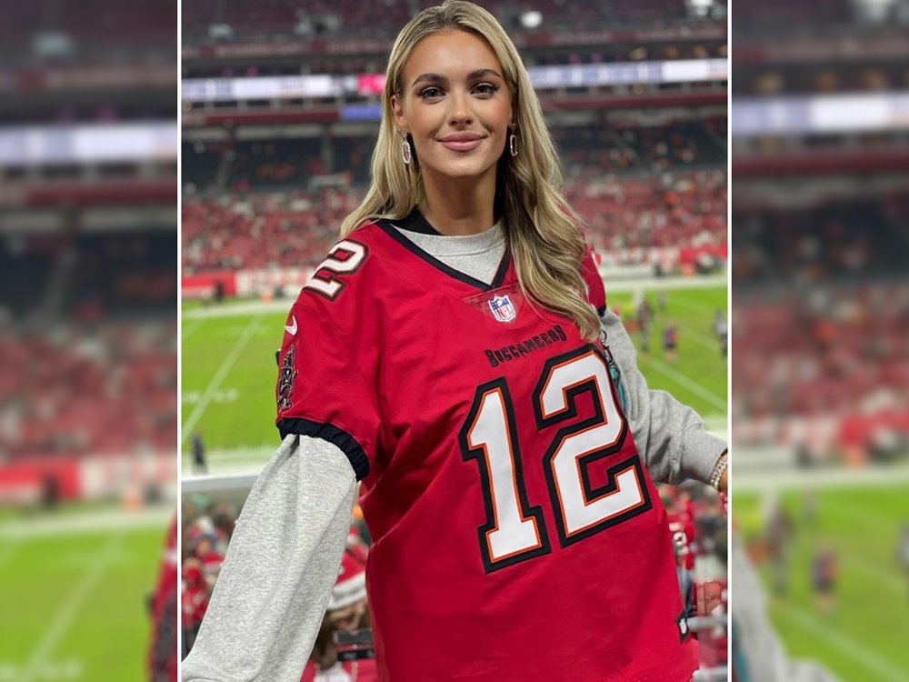 Hot Tom Brady superfan aspires to be a Sports Illustrated model