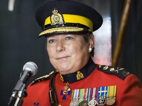 RCMP Commissioner Brenda Lucki has announced she will retire next month.