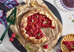 Hibiscus Raspberry Galette – supplied