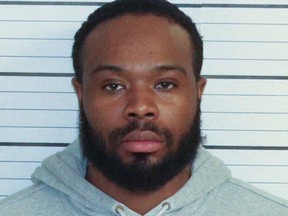 Memphis police officer Demetrius Haley, who has been charged with second-degree murder in the death of Tyre Nichols, is shown in a police mug shot released to Reuters on January 27, 2023 in Memphis, Tennessee.