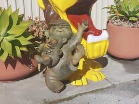 A Dennis the Menace statue stolen from a park in Monterey, Calif., last summer was found in a nearby lake this week.