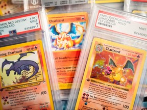 Pokemon cards. (Ida Marie Odgaard /AFP via Getty Images)