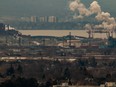 Pollution over top Hamilton, Ont.
