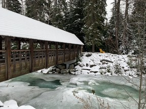 The scenic walk from Fairmont Chateau Whistler at the base of Blackcomb to Whistler Village. Jane Stevenson/Toronto Sun