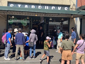 The first Starbucks, opened in 1971, is a tourist draw near Pike St. Public Market in Seattle. Lance Hornby/Toronto Sun