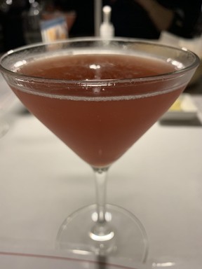 A lychee martini at Aurora Restaurant. (jane Stevenson/Toronto Sun)
