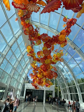 A ‘greenhouse’ showcases breathtaking ornate blooms of glass at Chihuly Gardens. Lance Hornby/Toronto Sun