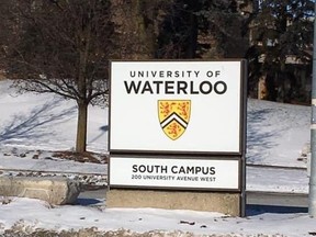 The University of Waterloo in Waterloo, Ont. in January 2019.