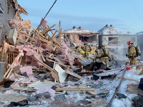Several homes were destroyed in east Ottawa Monday morning after a gas leak triggered an explosion