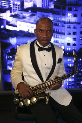 Saxophone player Dave McLaughlin on Wednesday, Feb. 25, 2015. McLaughlin is a musician giving his time to charitable organizations. Veronica Henri/Toronto Sun