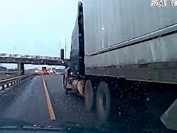 CAUGHT ON CAMERA: Mad Max truck driver cuts off the police