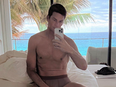 BRADY BRUNCH: Tom Terrific poses on social media in his underwear brand. TOM BRADY/ TWITTER