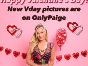 Golf influencer Paige Spiranac tormented her army of fans with these Valentines snapshots. PAIGE SPIRANAC/ INSTAGRAM