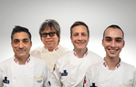Team Canada culinary champs (left), Chefs Samuel Sirois, Alvin Leung, Gilles Herzog, commis (junior member) Leandre Legault-Vigneau. Supplied