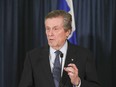 John Tory makes his final speech before departing as the mayor of Toronto. Tory handed in his resignation after it was found out he had a relationship with a city staffer. on Friday, February 17, 2023.