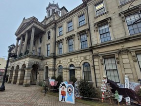 Exterior of Victoria Hall in Cobourg, Ont. The building was opened in 1860 by the Prince of Wales.