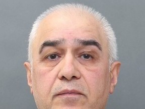 Mandoh Mojtavi, 58, of Toronto, was arrested and charged with two counts of harassment by watching and besetting, expose genitals to person under 16 years of age for a sexual purpose, and commit an indecent act with intent to insult or offend another.