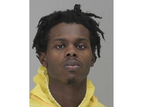 This image provided by Dallas County Jail shows Davion Irvin. Dallas police say Irvin was arrested Thursday, Feb. 2, 2023, in the case of the two monkeys that were taken from the Dallas Zoo after he was spotted near the animal exhibits at an aquarium in the city.