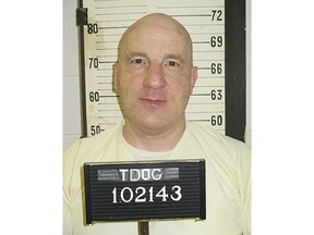 This booking photo provided by the Tennessee Department of Correction shows death row inmate Henry Hodges.