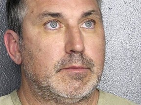 This image provided by the Broward Sheriff's Office shows New Jersey Devils associate coach and former Florida Panthers head coach Andrew Brunette, who has been arrested in South Florida and charged with driving under the influence.